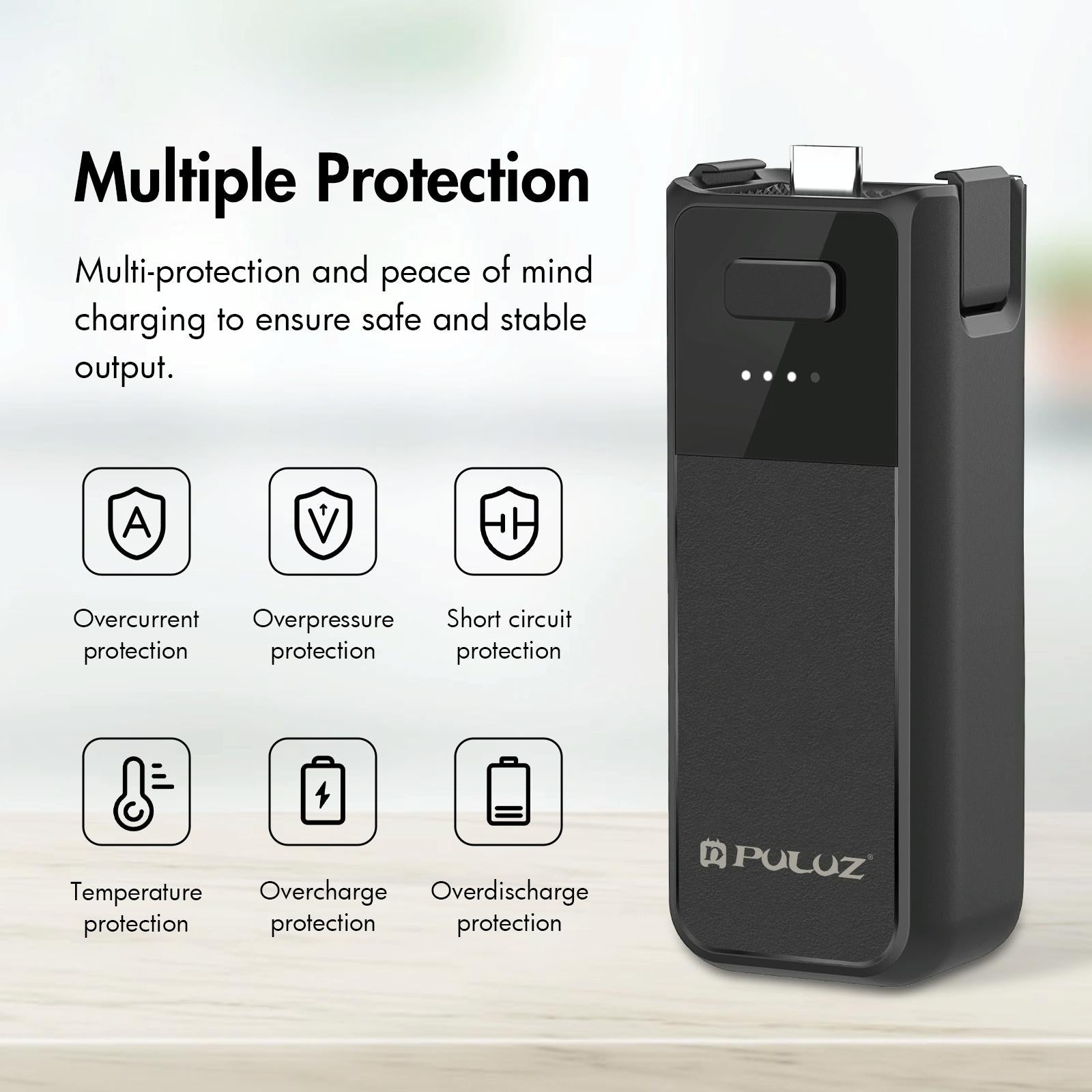 Battery Grip For Dji Osmo Pocket 2800Mah Black 4
