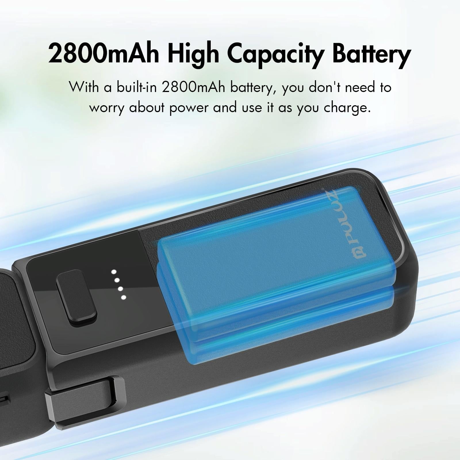 Battery Grip For Dji Osmo Pocket 2800Mah Black 5