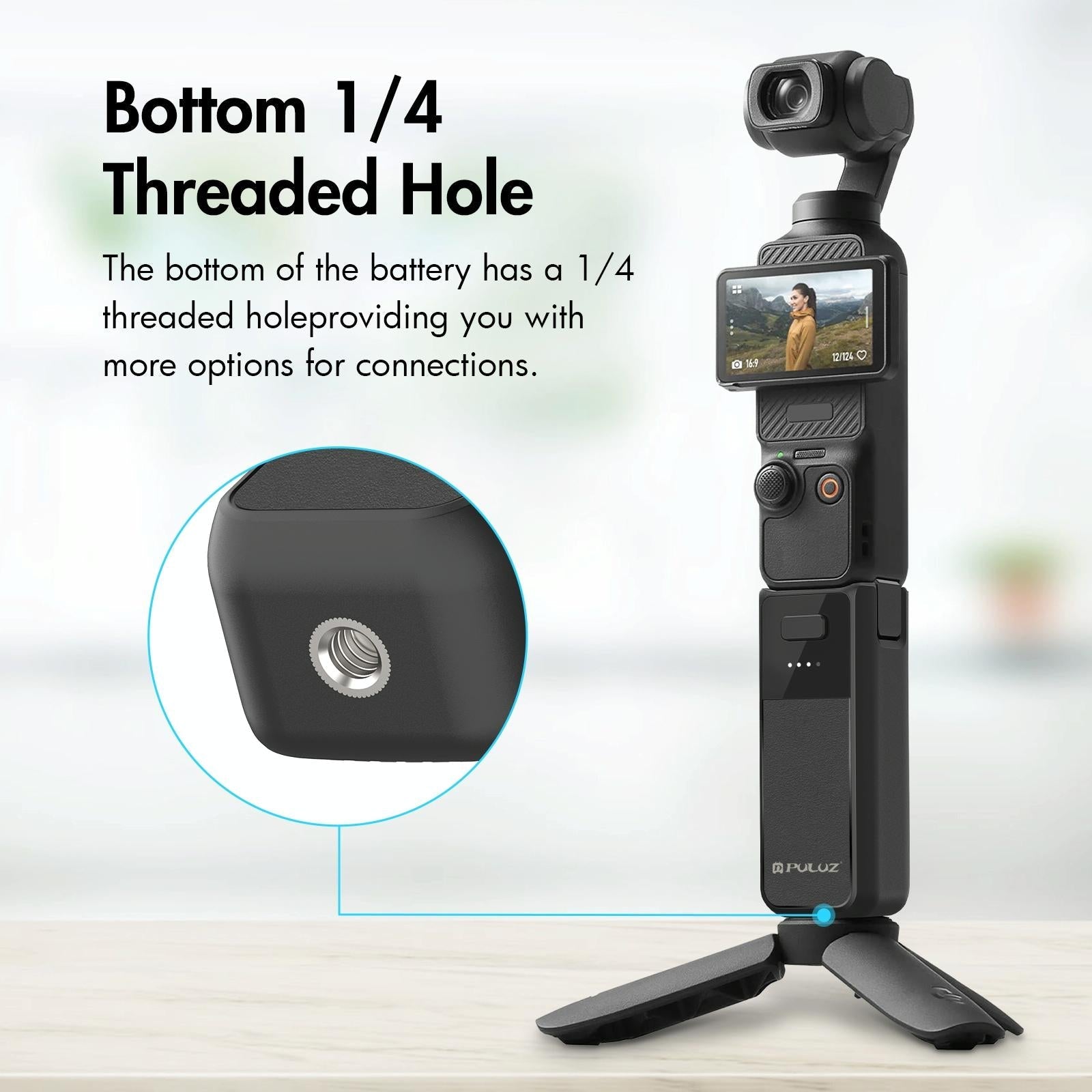 Battery Grip For Dji Osmo Pocket 2800Mah Black 8