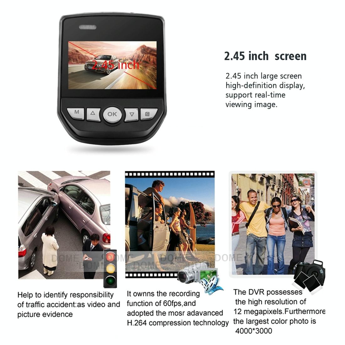 Full Hd 1080p Car Dvr Camera with 2.45 Ips Screen and 170 Degree Wide Angle View 11