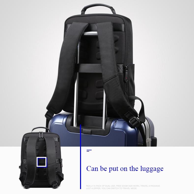 Large Capacity Anti-Theft Waterproof Shoulder Bag With Usb Port - Black 30.5X13X45Cm 14