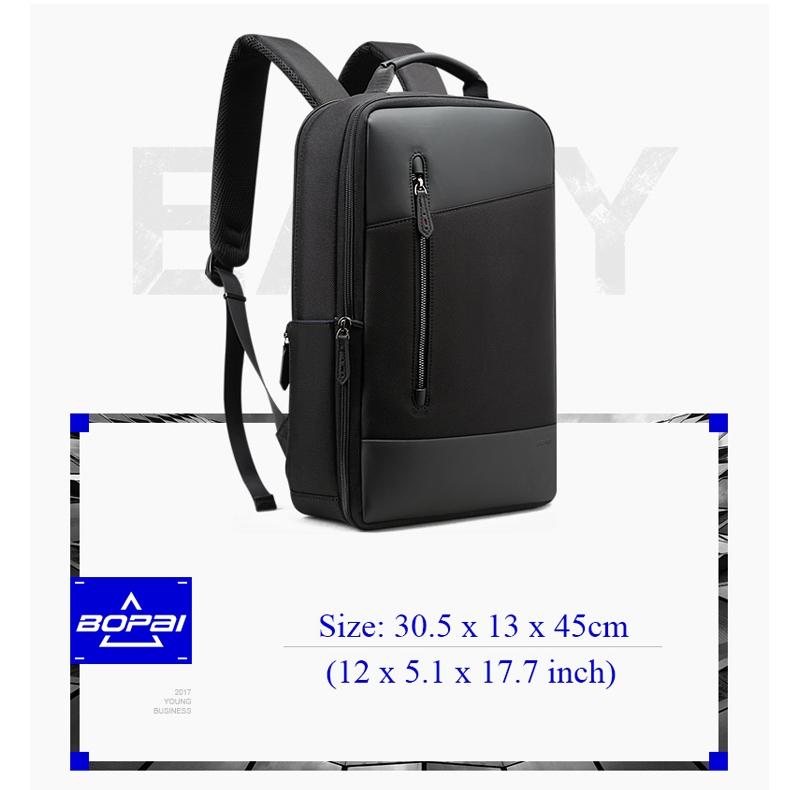 Large Capacity Anti-Theft Waterproof Shoulder Bag With Usb Port - Black 30.5X13X45Cm 15