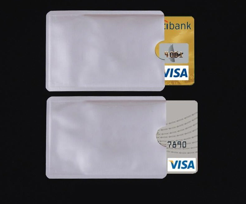 100 Rfid Blocking Aluminum Foil Card Sleeves - Ccb1077B 9