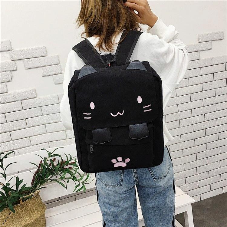 Leisure Cat Backpack - Canvas 6