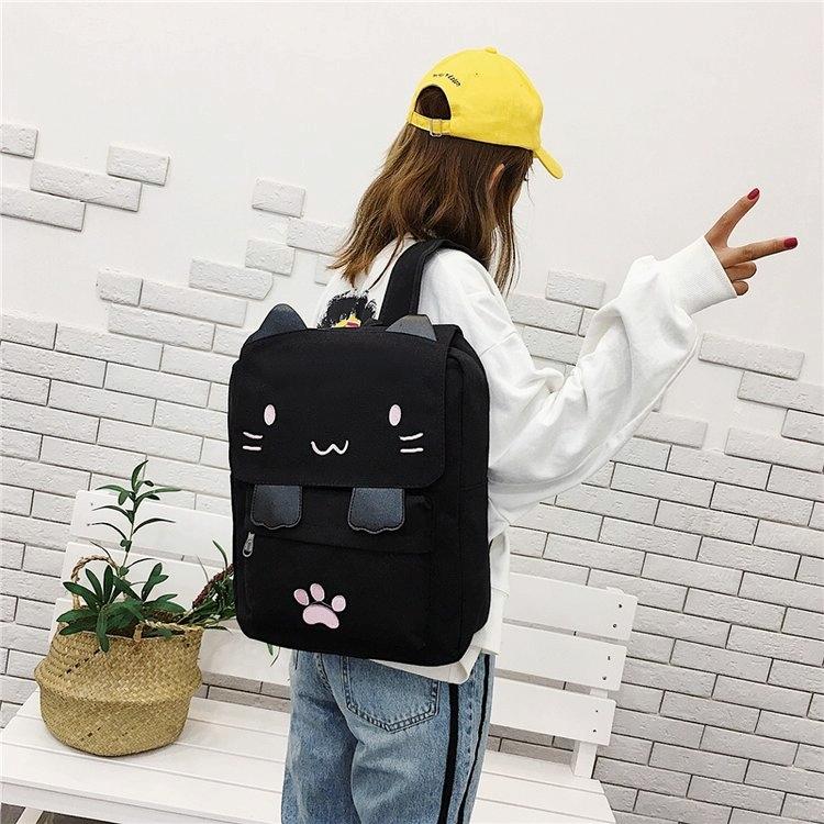 Leisure Cat Backpack - Canvas 7