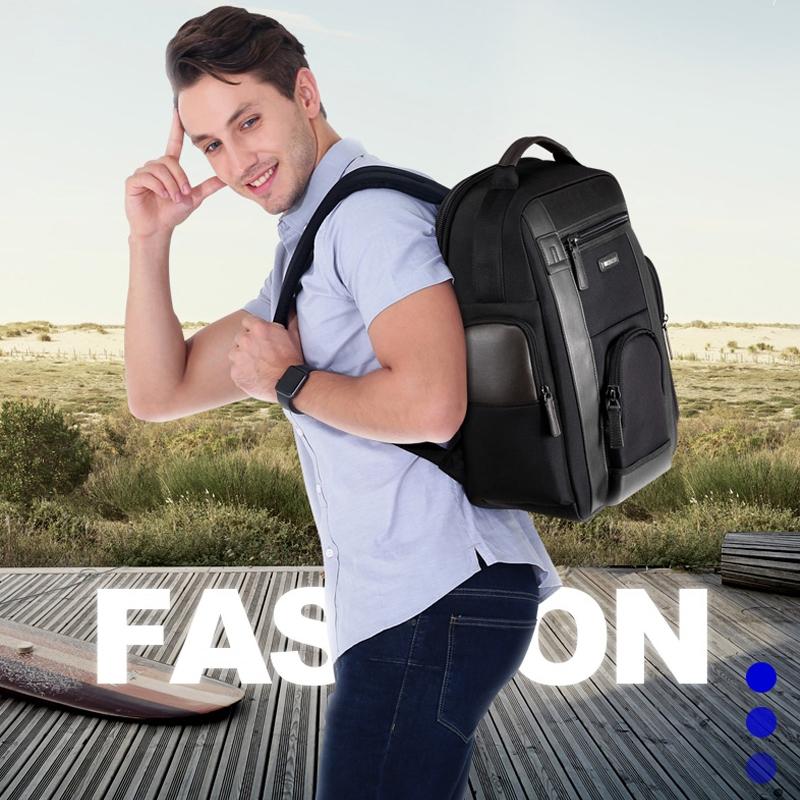 Waterproof Anti-Theft Outdoor Shoulder Bag With Usb Port - Large Capacity - Black 8