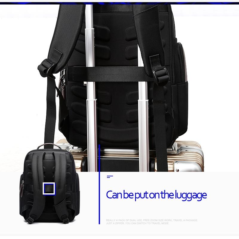 Waterproof Anti-Theft Outdoor Shoulder Bag With Usb Port - Large Capacity - Black 13