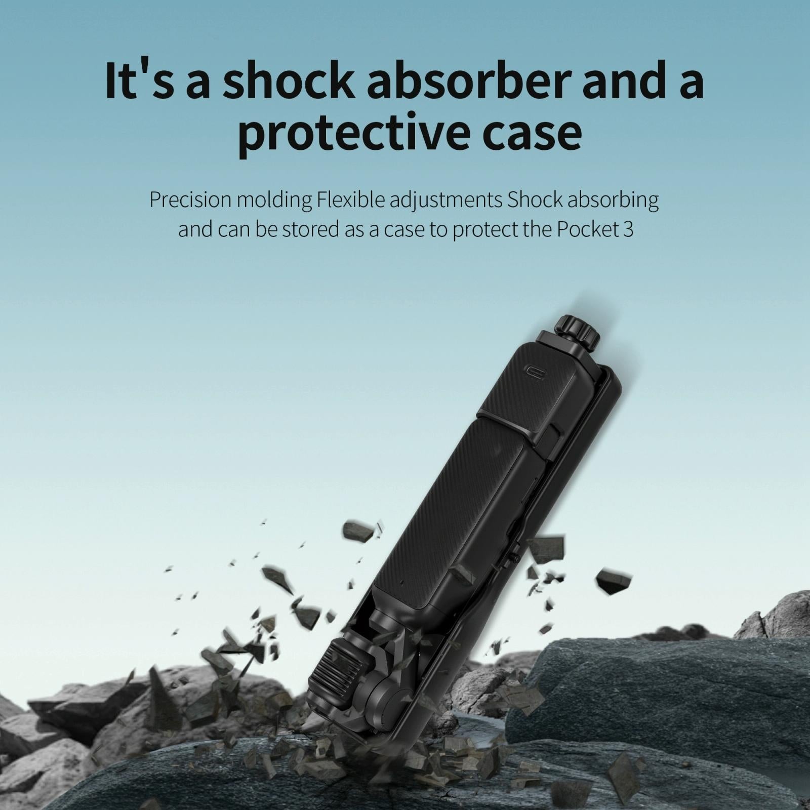 Shock Absorbing Carrying Case For Dji Osmo Pocket 2 Black 6
