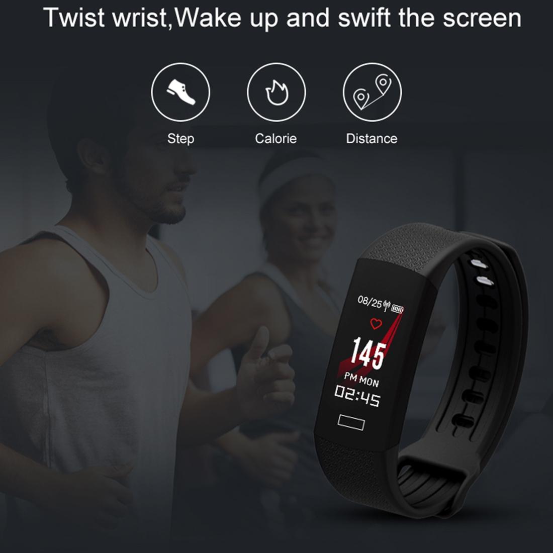 Fitness Tracker With Heart Rate Monitor - Tft Display - Black 10