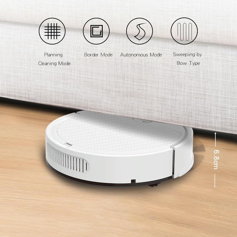 Smart Path-charging Sweeping Robot for Household - Black 4