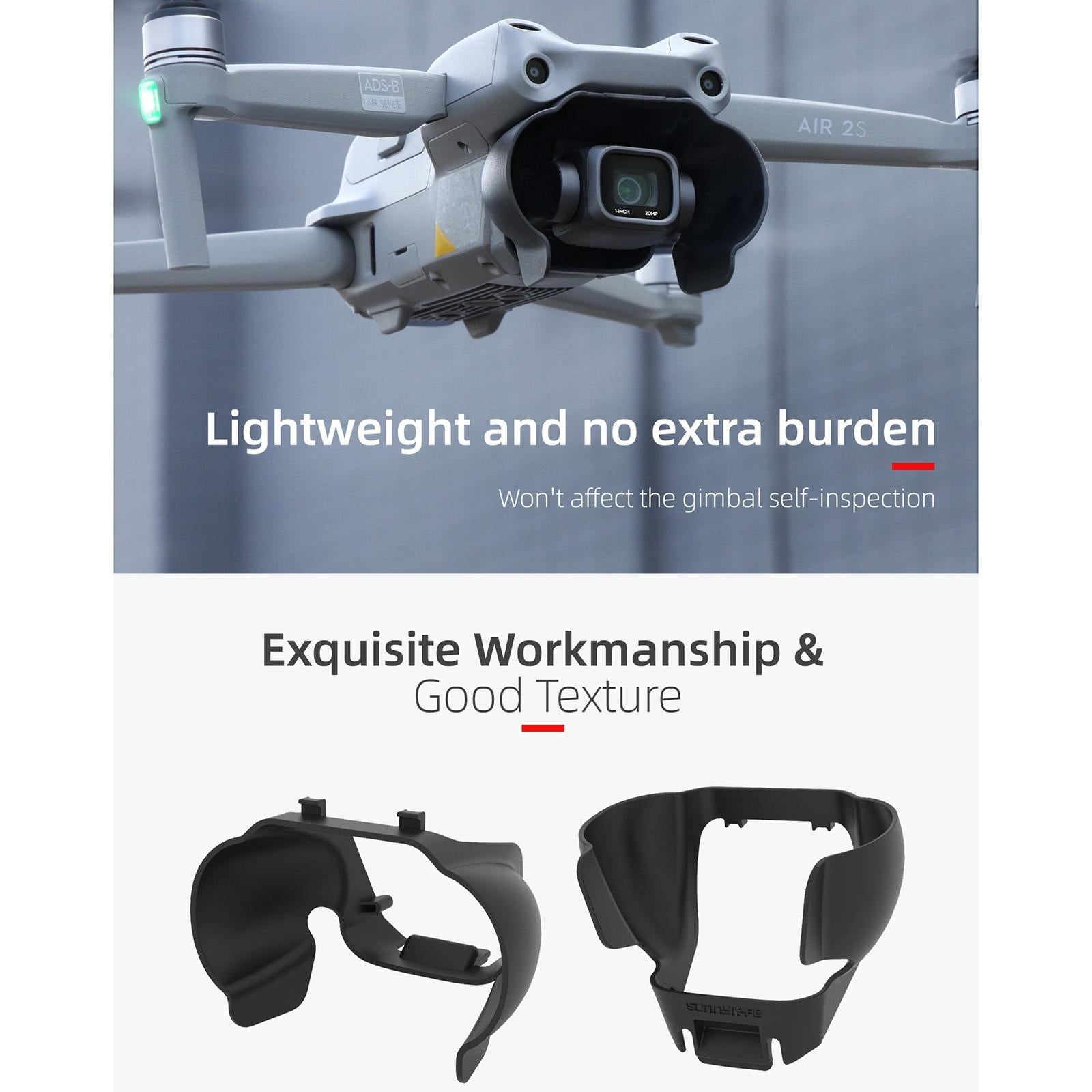 Anti-glare Camera Lens Hood for Dji Air 2s / Mavic Air 2 8