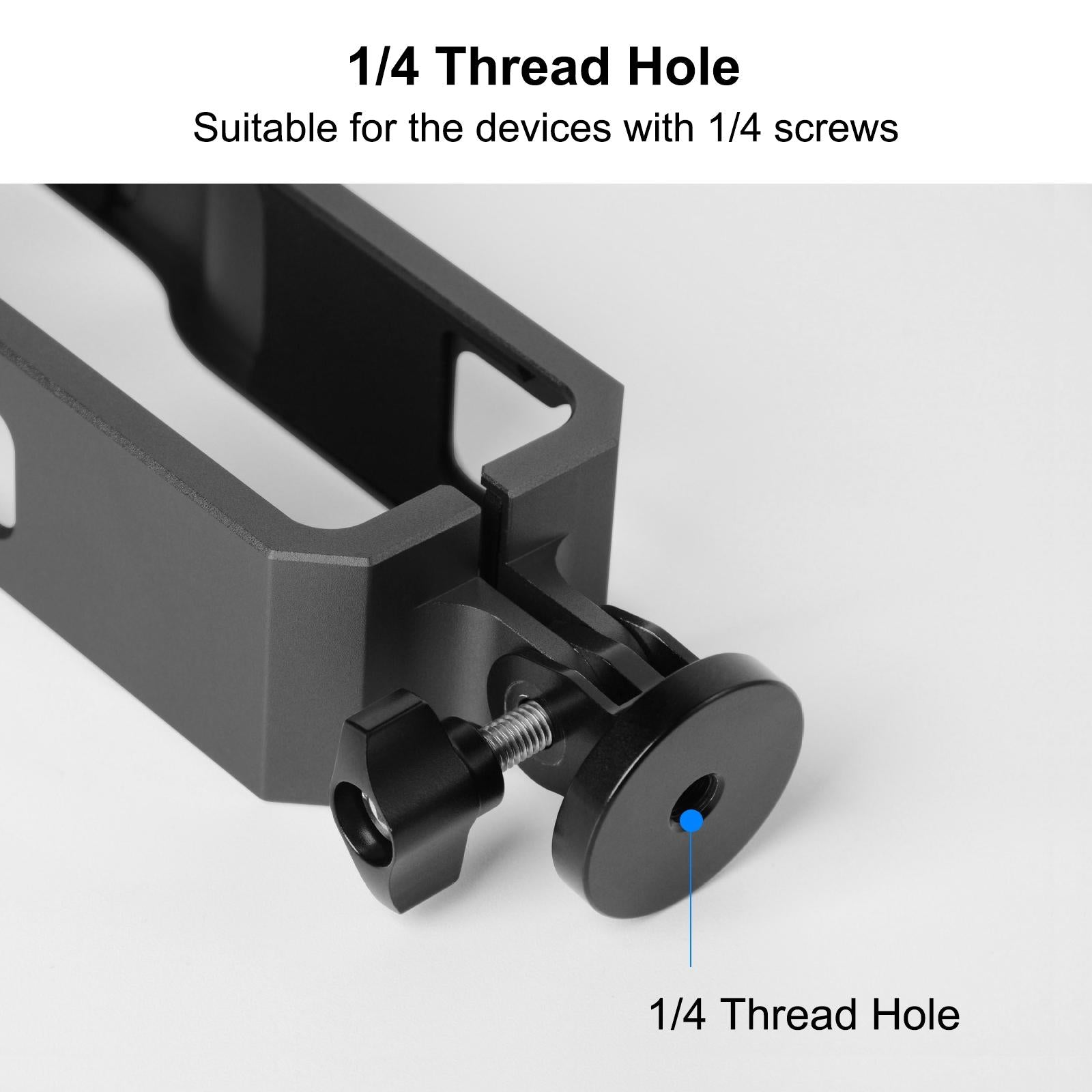 Insta360 one r 1 Rig Housing with Cold Shoe 5