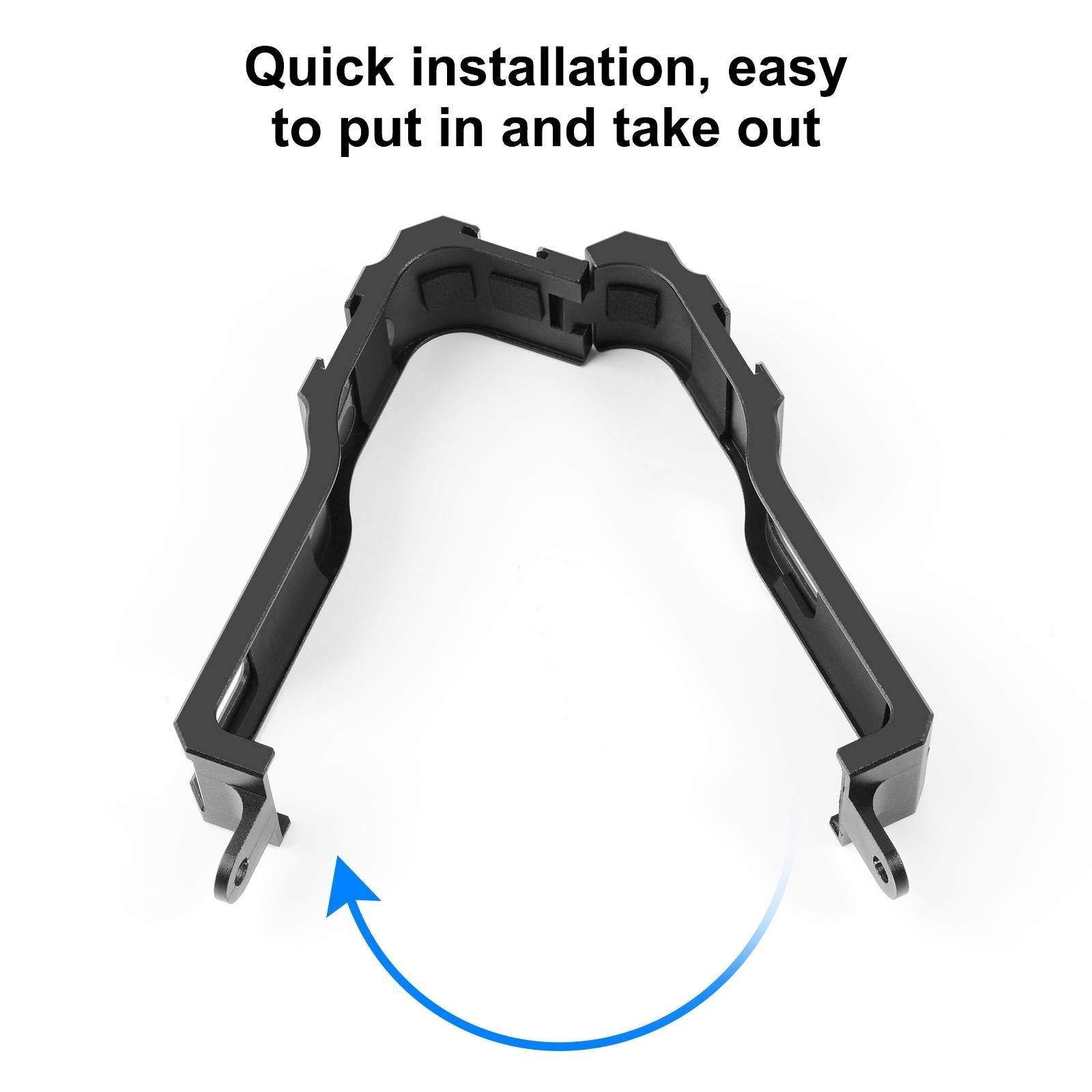Insta360 one r 1 Rig Housing with Cold Shoe 6