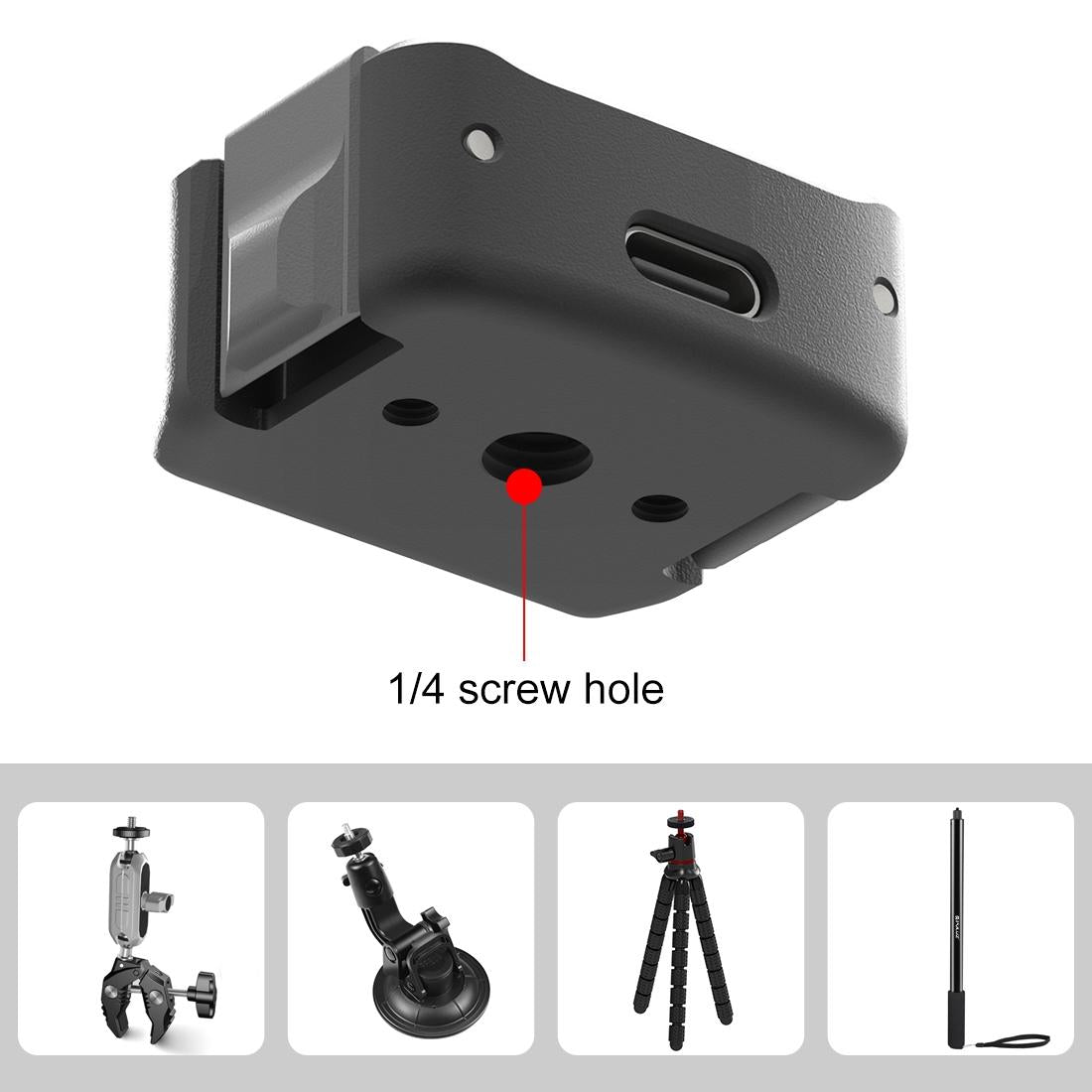 Universal Aluminum Bracket for Dji Pocket 3 Usb c Dock 5