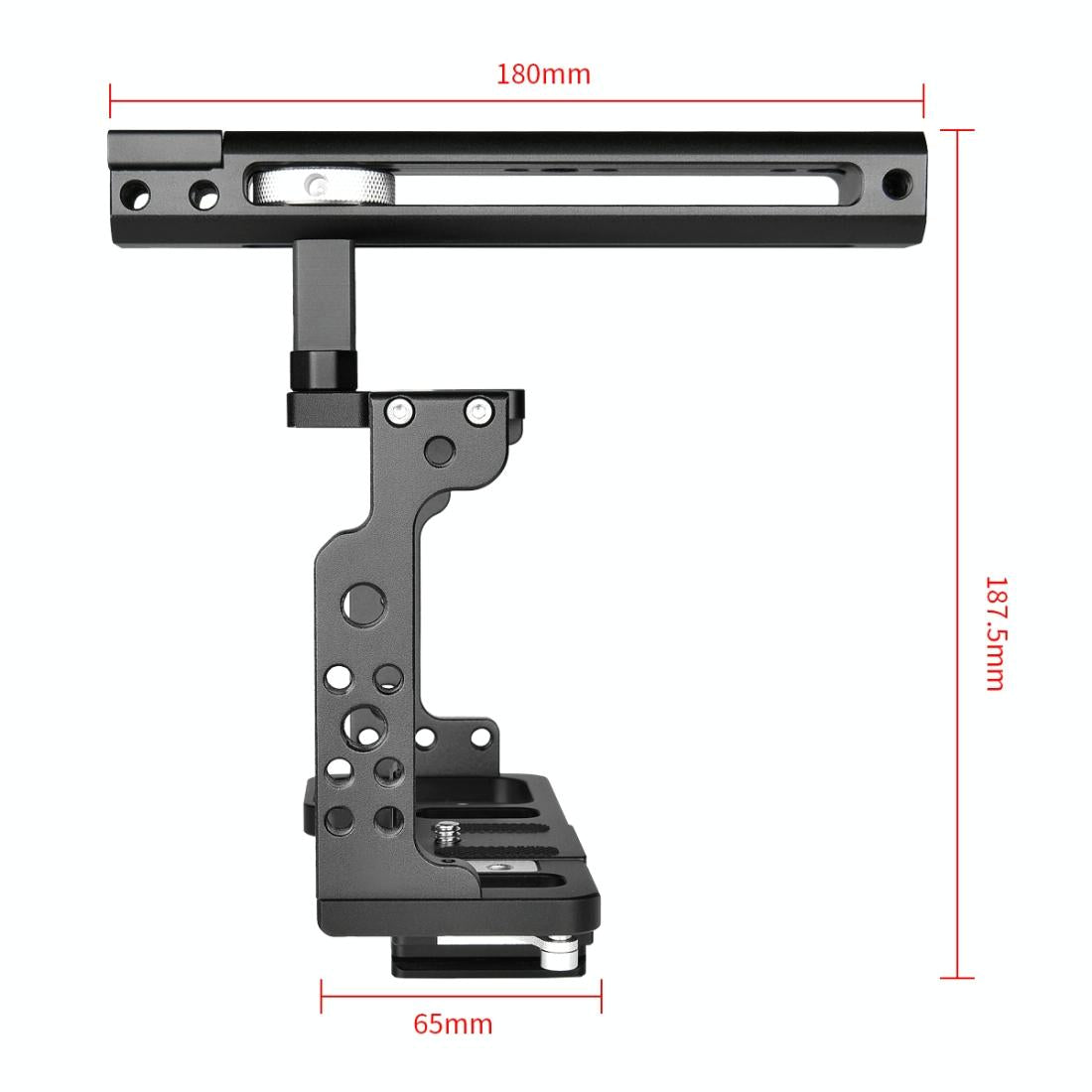 Video Camera Cage Stabilizer With Handle For Nikon Z6 / Z7 - Black 13