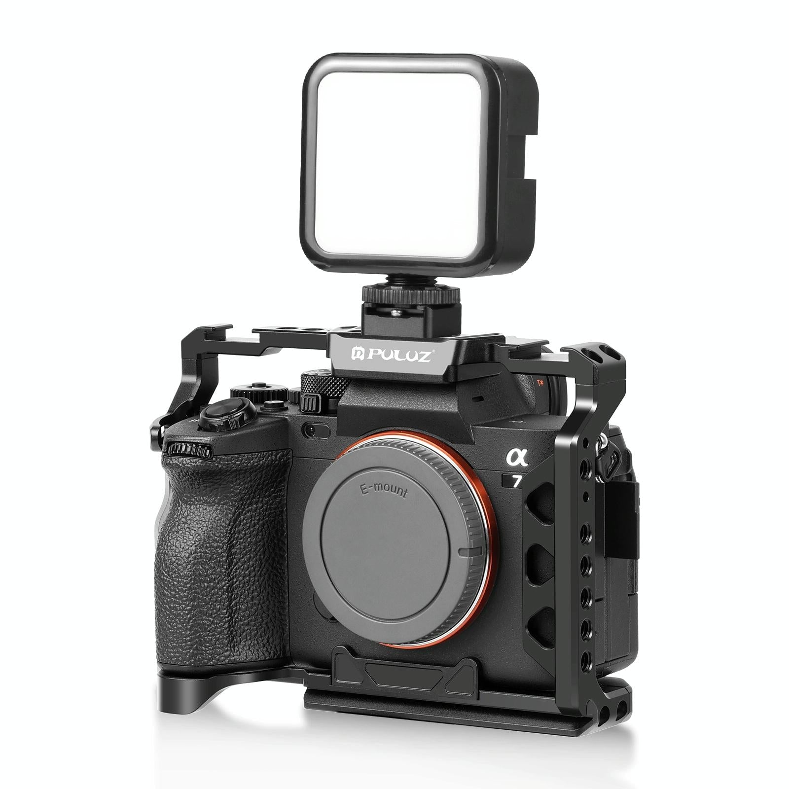 Aluminum Cold Shoe Mount For Microphone Or Flash Light - Black 7