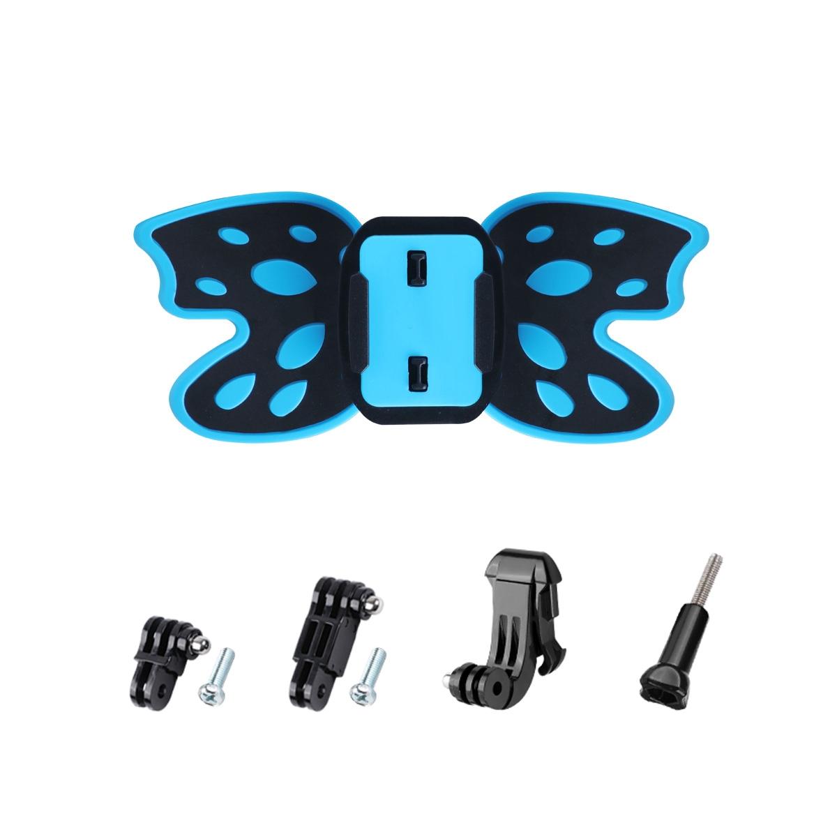 3-way Pivot Arm Butterfly Helmet Mount for Gopro Hero12 - Black 3