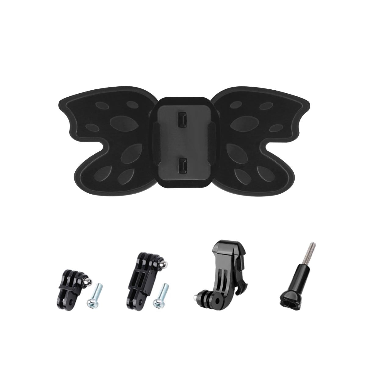 3-way Pivot Arm Butterfly Helmet Mount for Gopro Hero12 - Black 10