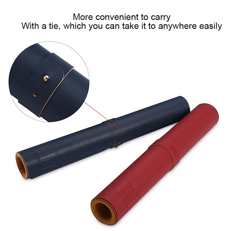 Large Non Slip Pu Leather Mouse Pad 60 X 30Cm 5