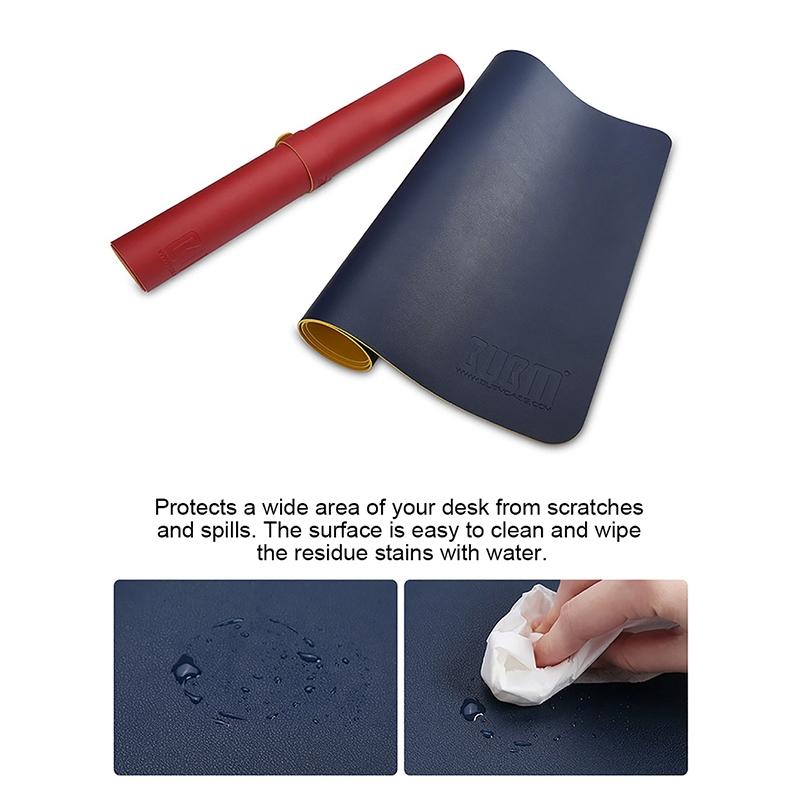 Large Non Slip Pu Leather Mouse Pad 60 X 30Cm 6