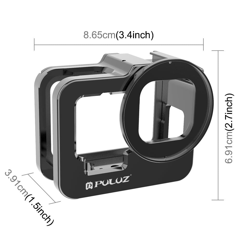 Thicken Housing Shell with Insurance Frame and Uv Lens for Gopro Hero 4
