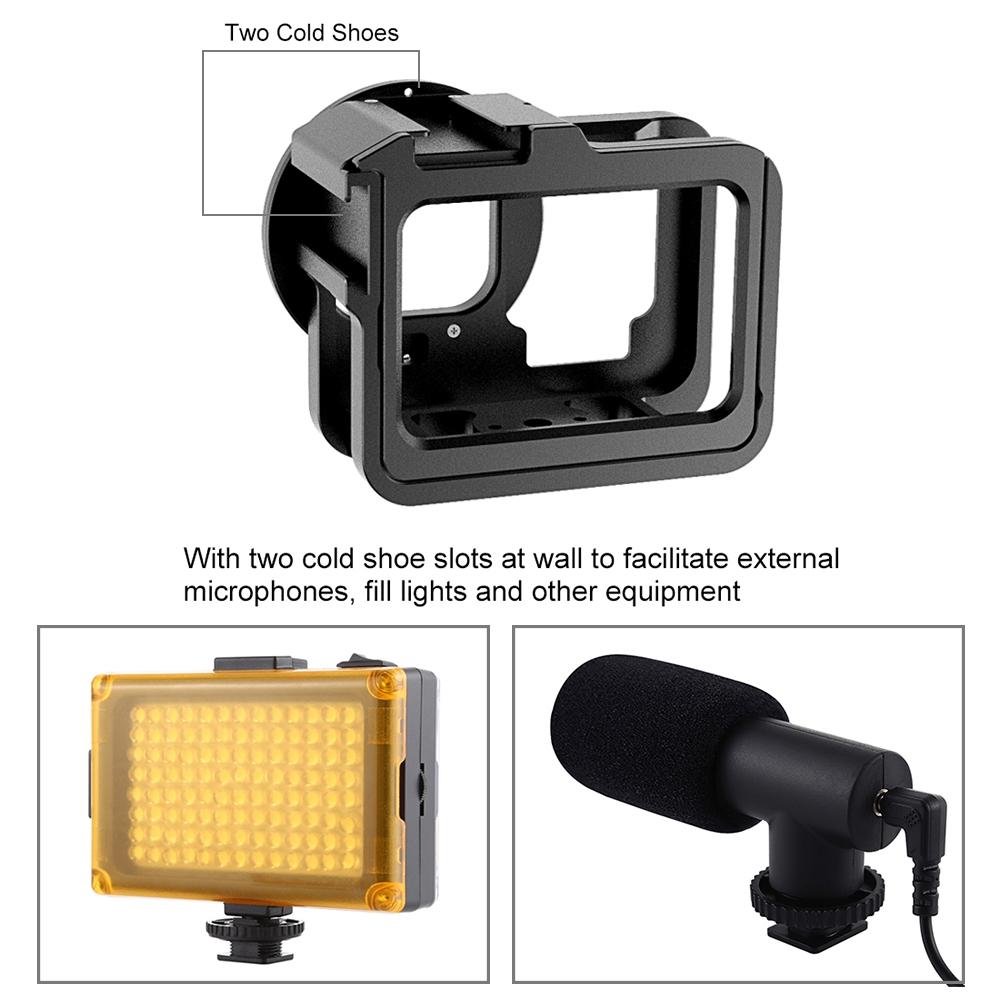 Thicken Housing Shell with Insurance Frame and Uv Lens for Gopro Hero 6