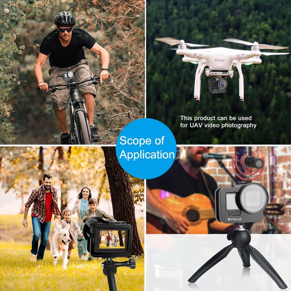 Thicken Housing Shell with Insurance Frame and Uv Lens for Gopro Hero 9