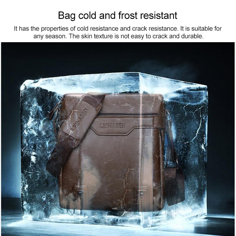 Multifunctional Men Business Messenger Bag Black 11