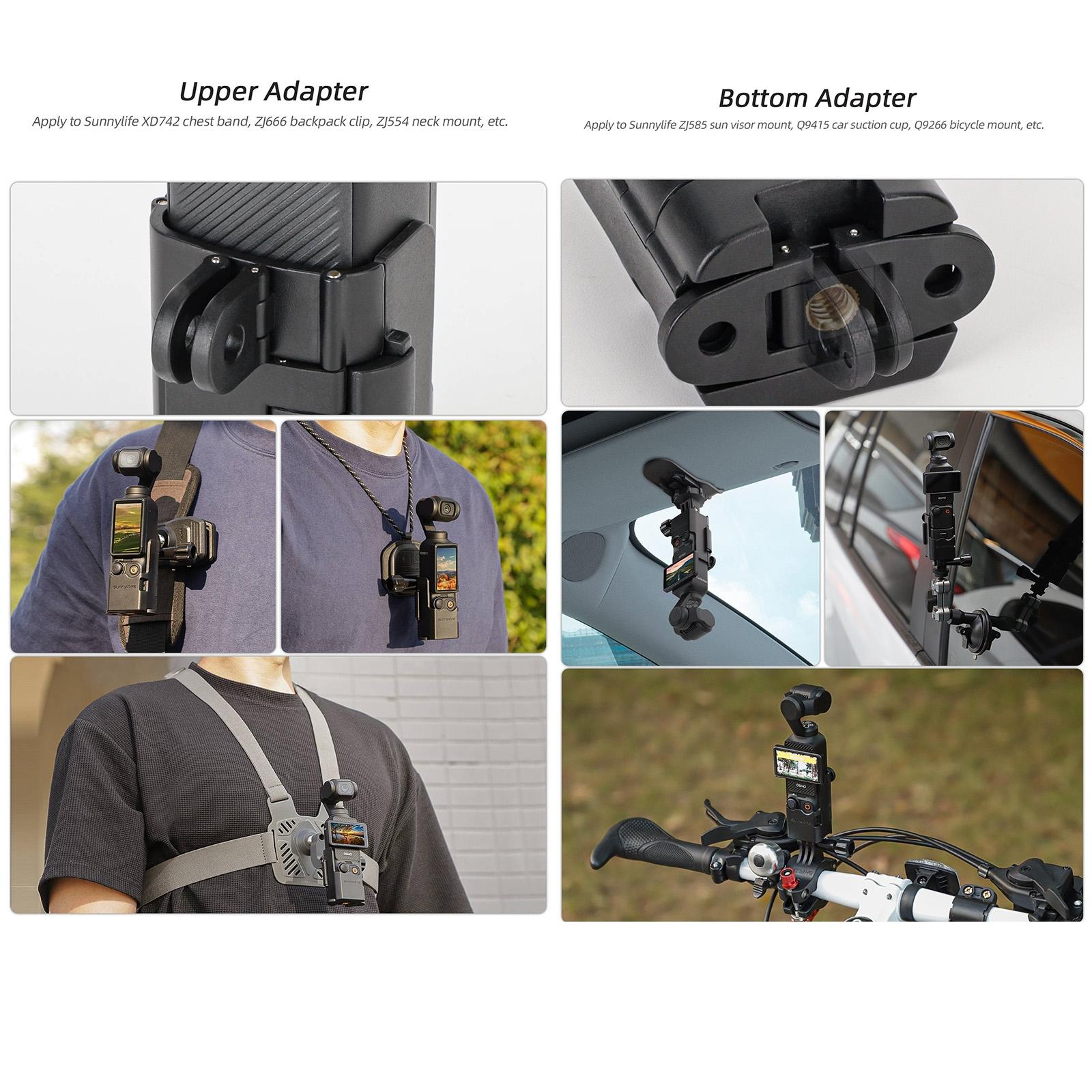 Foldable Dual Hooks Adapter for Dji Pocket 3 - Protective Case Bracket 5
