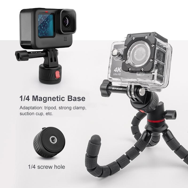 Magnetic Base Action Camera Adapter - 1 / 4 Inch 4