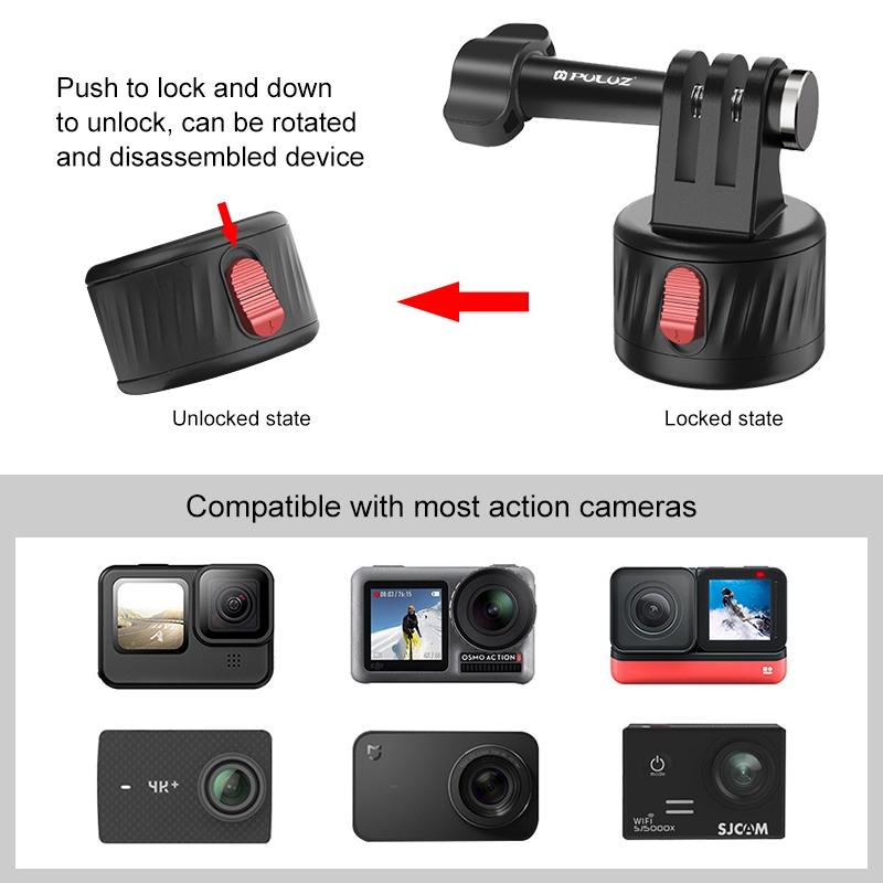 Magnetic Base Action Camera Adapter - 1 / 4 Inch 7