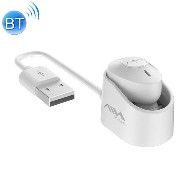 Wireless Bluetooth Earphone with Charging Box - Single - Black