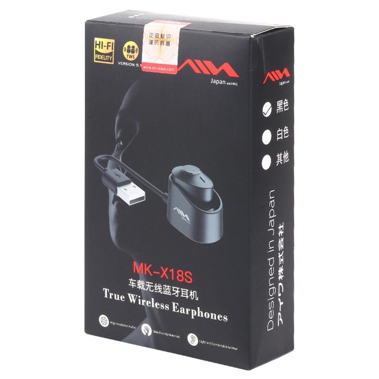 Wireless Bluetooth Earphone with Charging Box - Single - Black 3