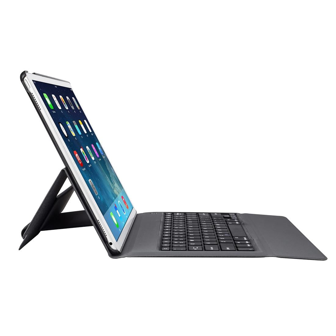 Ultra-Thin Bluetooth Keyboard Leather Case For Ipad Pro 12.9 With Stand - Black 5