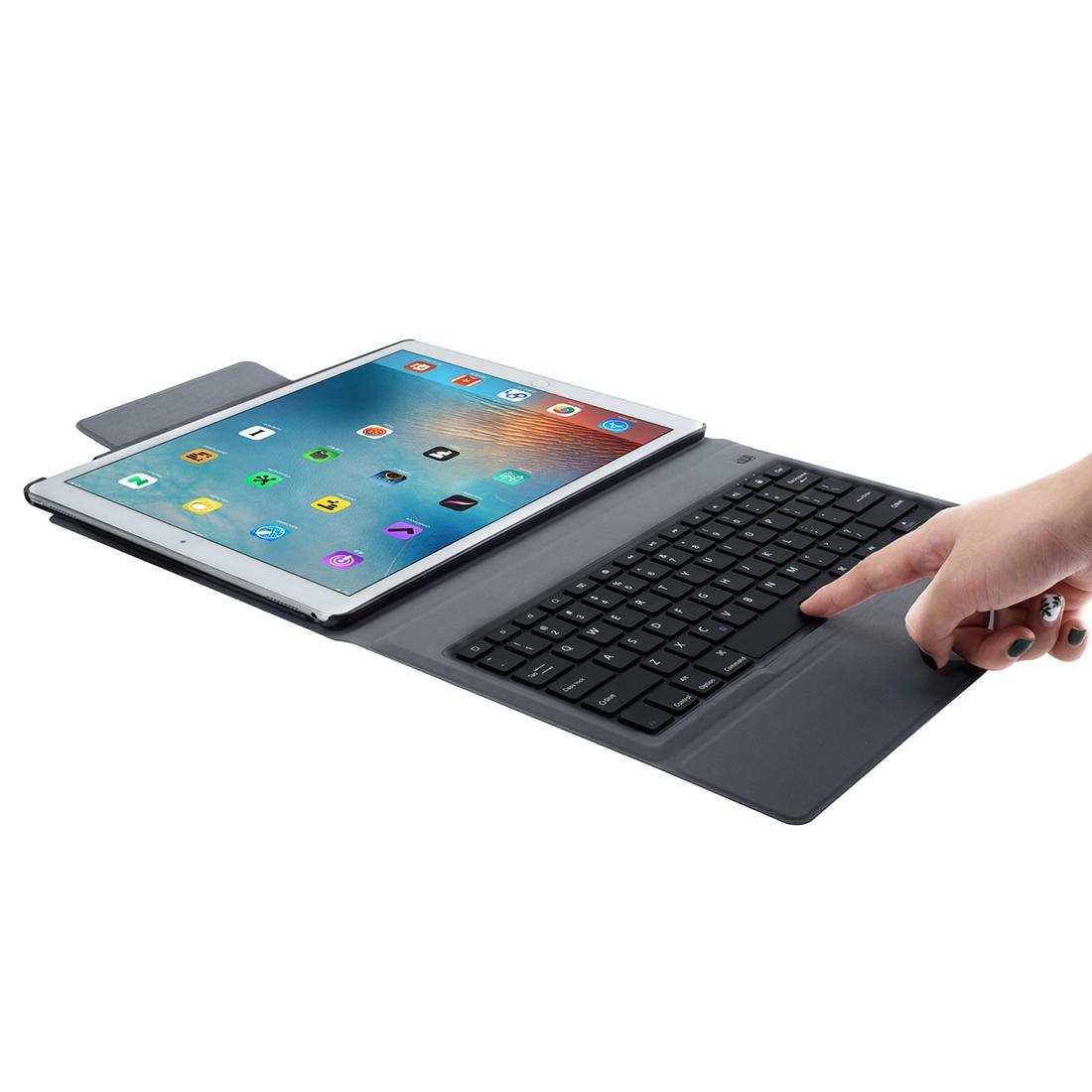 Ultra-Thin Bluetooth Keyboard Leather Case For Ipad Pro 12.9 With Stand - Black 6