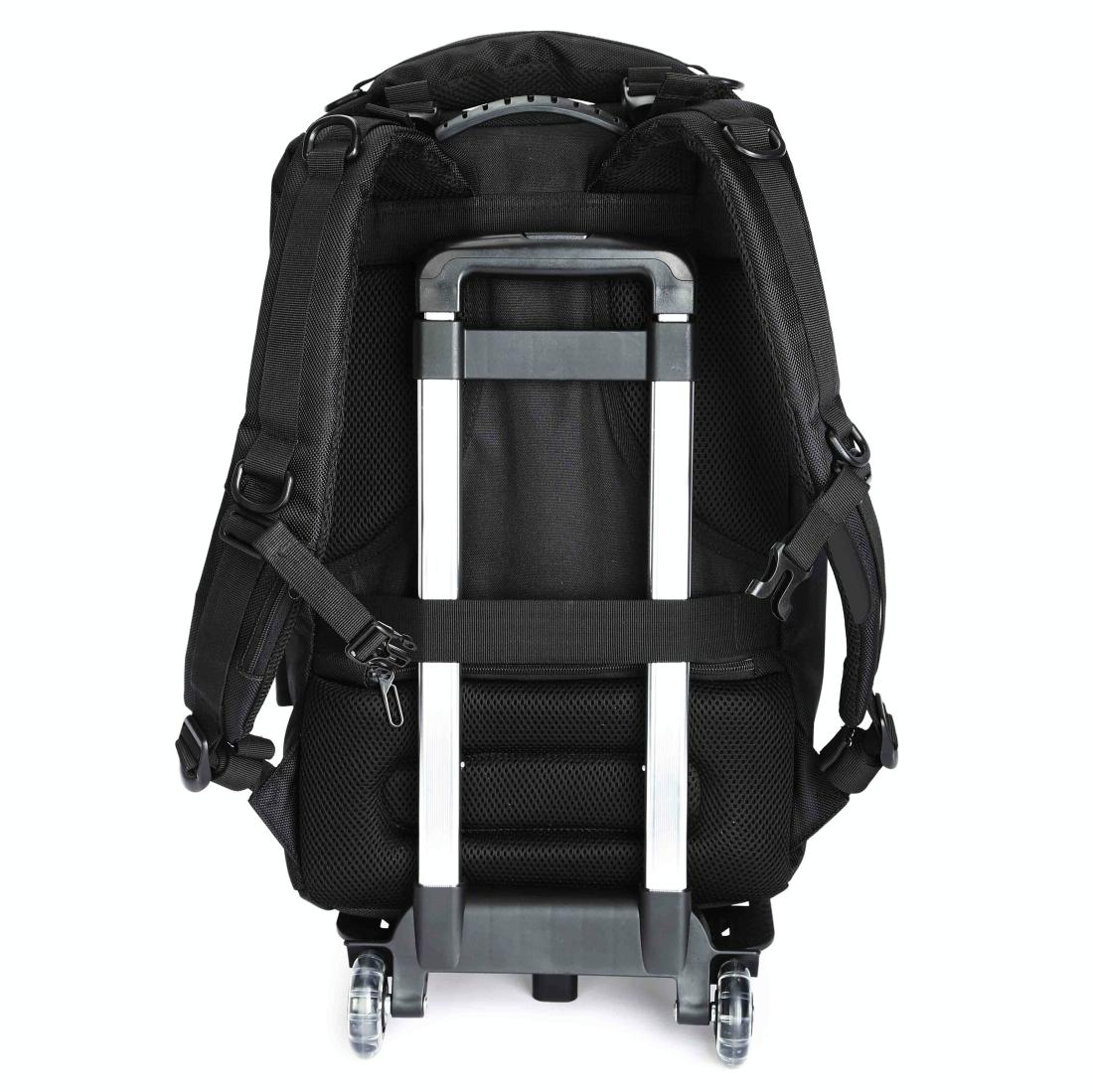 Small Waterproof Usb Outdoor Shoulder Backpack - Black 13