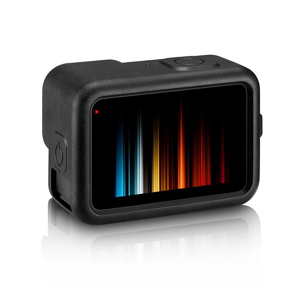 Silicone Case with Wrist Strap and Lens Cover for Gopro Hero 9-12 - Black 4