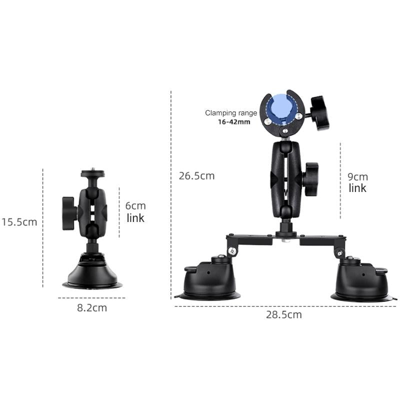 Selfie Stick Kit with Dual Leg and Single Suction Cups 3