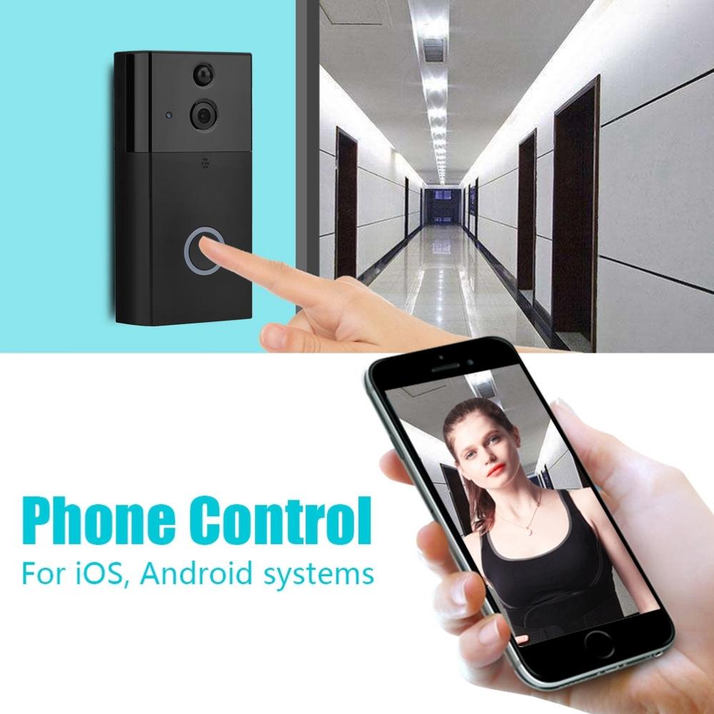 Smart Wifi Video Doorbell With Night Vision & Motion Detection - Black 7