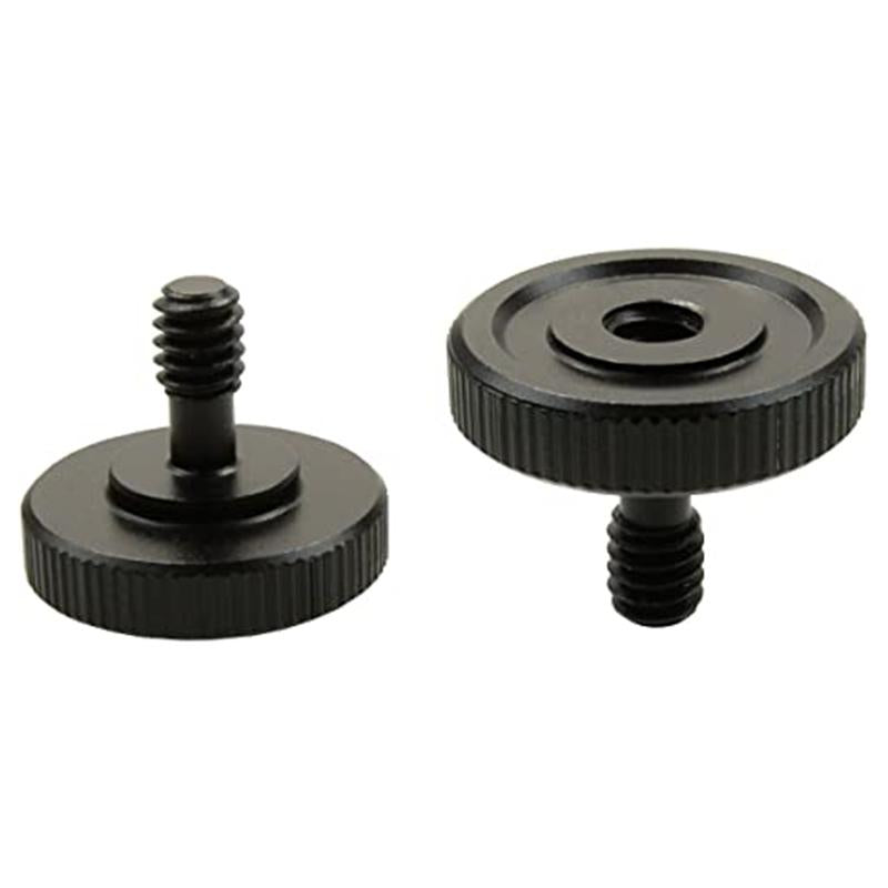 Male To Female Screw Adapter For Light / Stand Fixing - Black 1 / 4 Inch 4