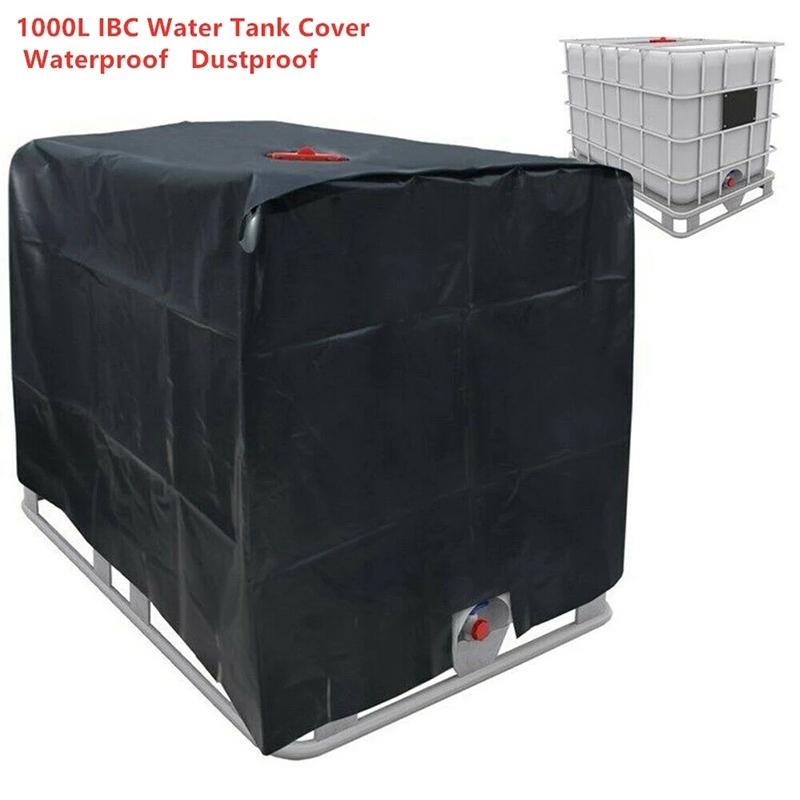 Water Tank Sunscreen Dust Cover - 1000l Capacity 210d Oxford Cloth - Black 5