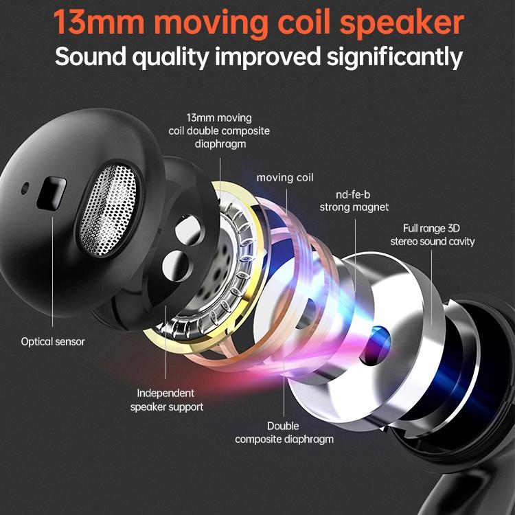 Wireless Bluetooth 5.0 Earphones - J1 Pro - Black 11