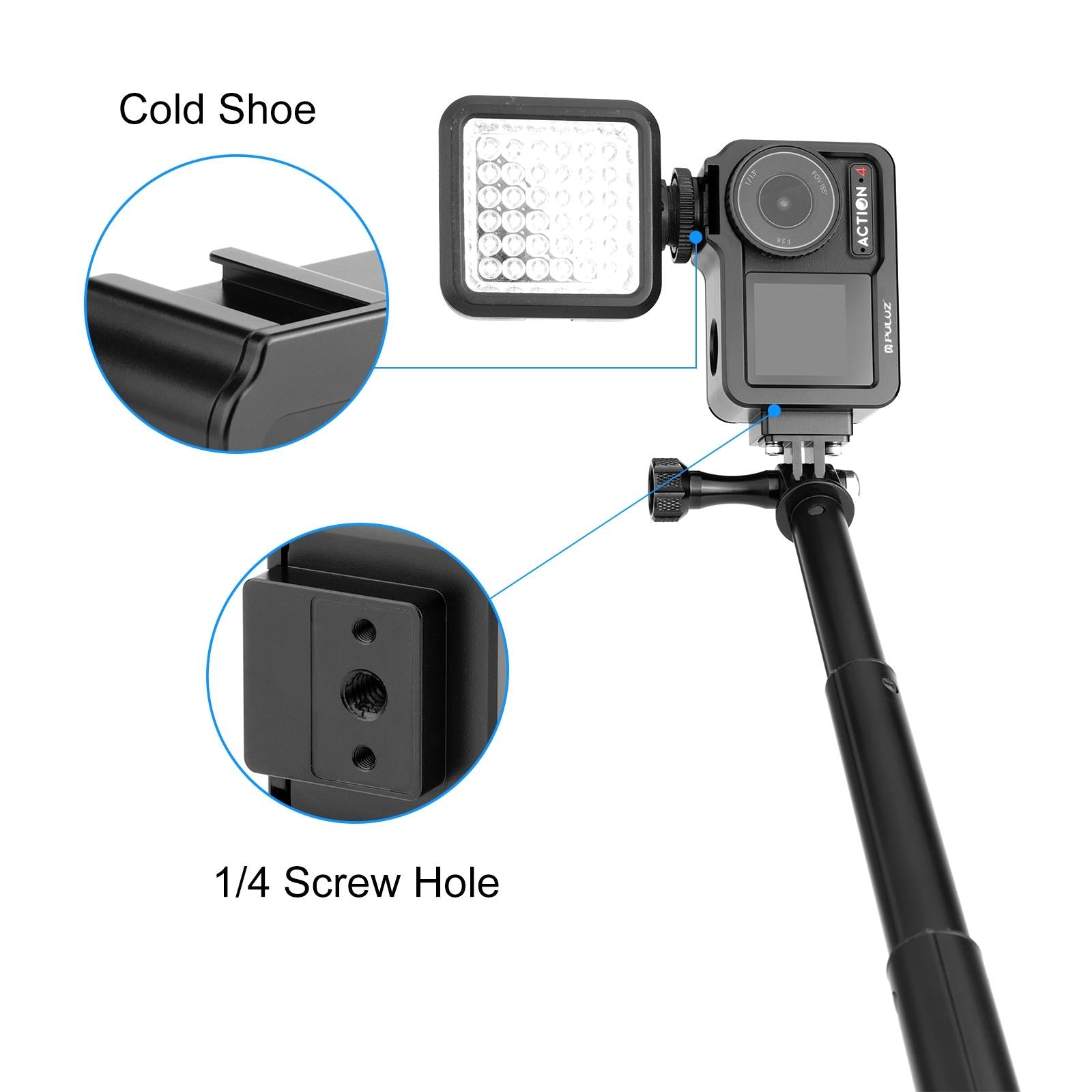Universal Cold Shoe Adapter for Dji Action Camera 5