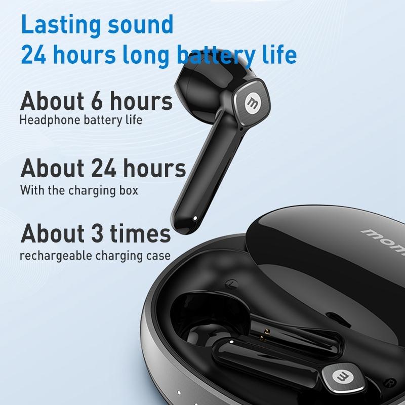 Lite3 True Wireless Noise-cancelling Earphones - Small Shell - Black 5