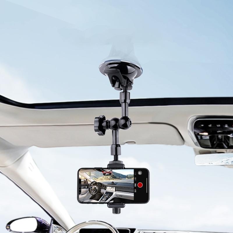Articulating Magic Arm with Suction Cup Phone Mount 4.5 - 7.2 Inch Phones 4