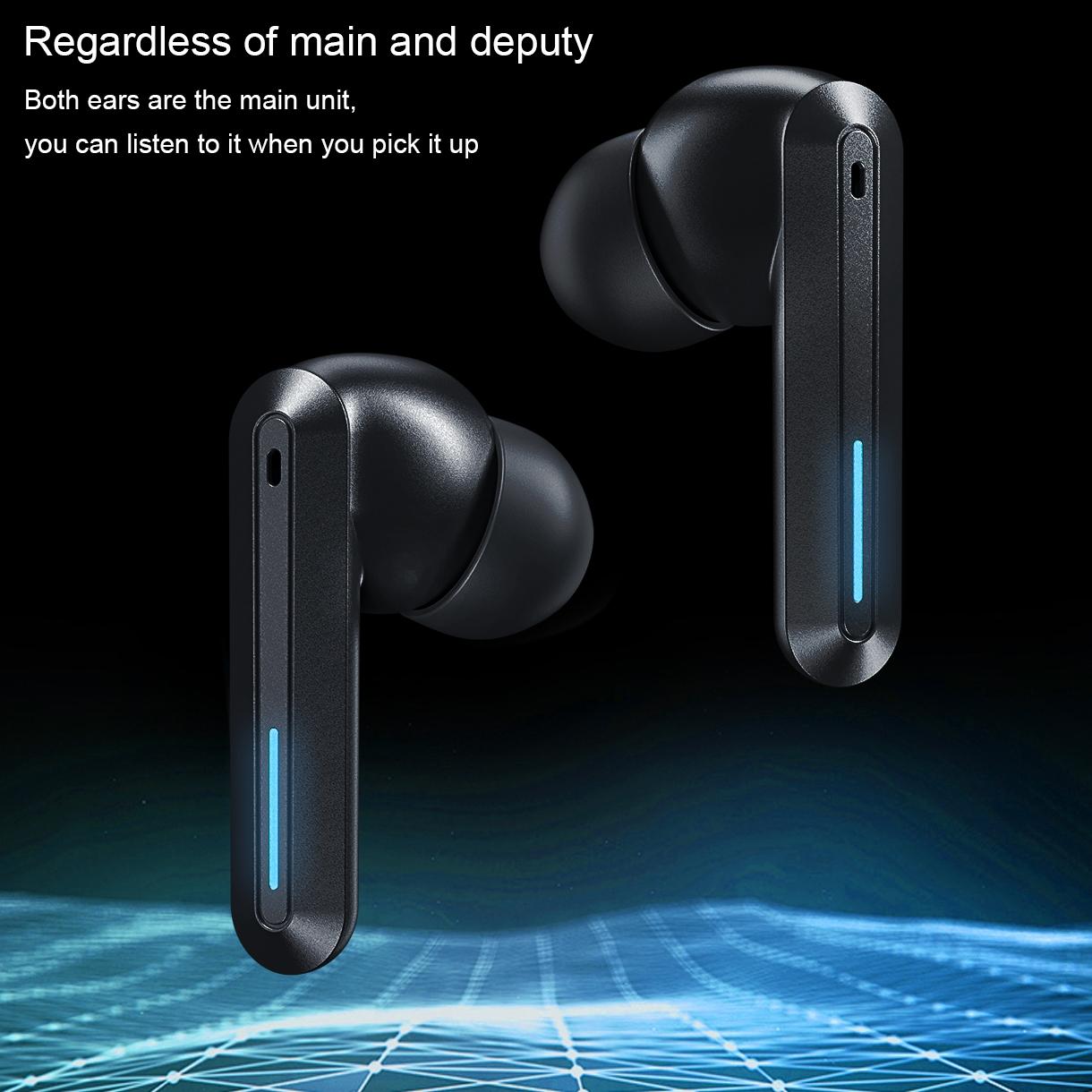 Wireless Bluetooth Gaming Earphones - et Series V9 - Black 5