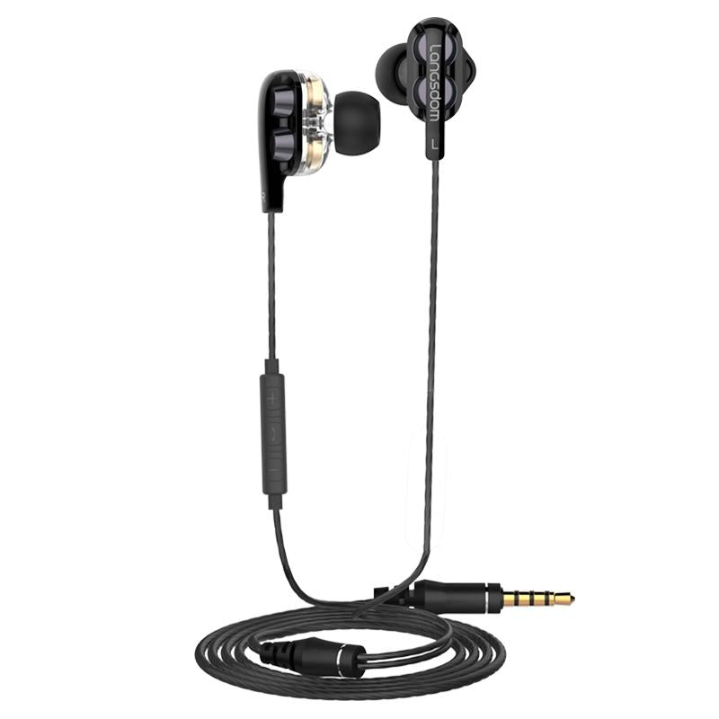 Black Double Moving Coil Wheat Headset 3