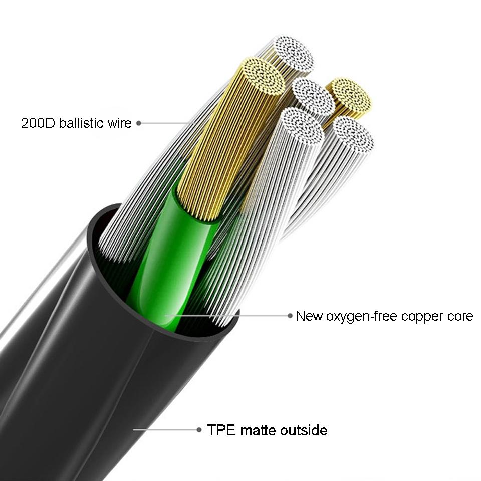 Black Double Moving Coil Wheat Headset 8