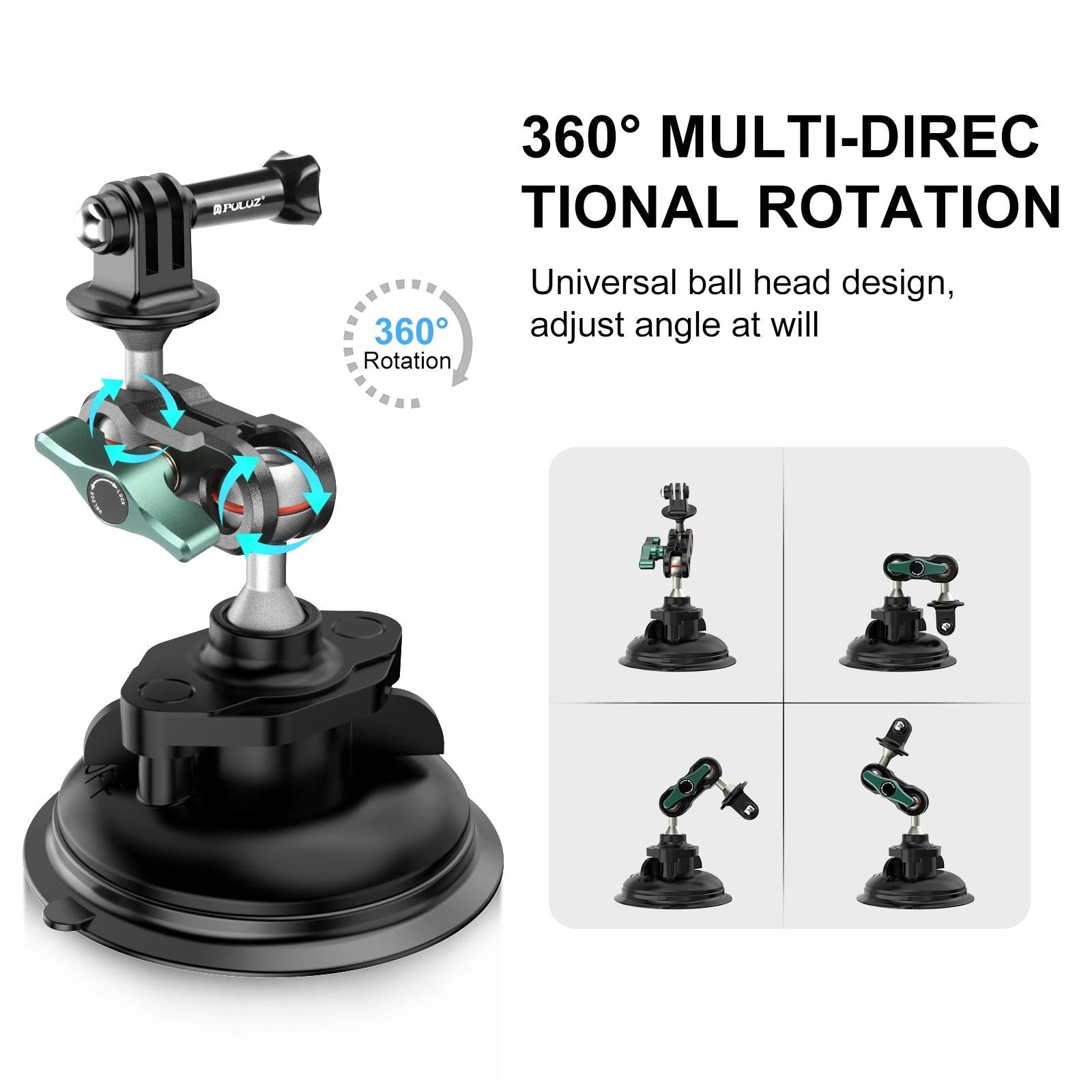 Aluminum Alloy Magic Arm with Strong Suction Cup 4