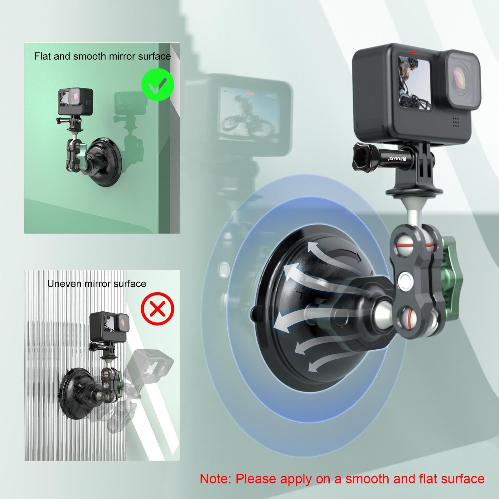 Aluminum Alloy Magic Arm with Strong Suction Cup 5